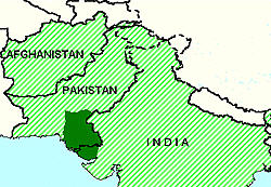 Sindhi map