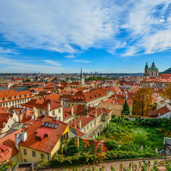 Visit Prague in the summer.