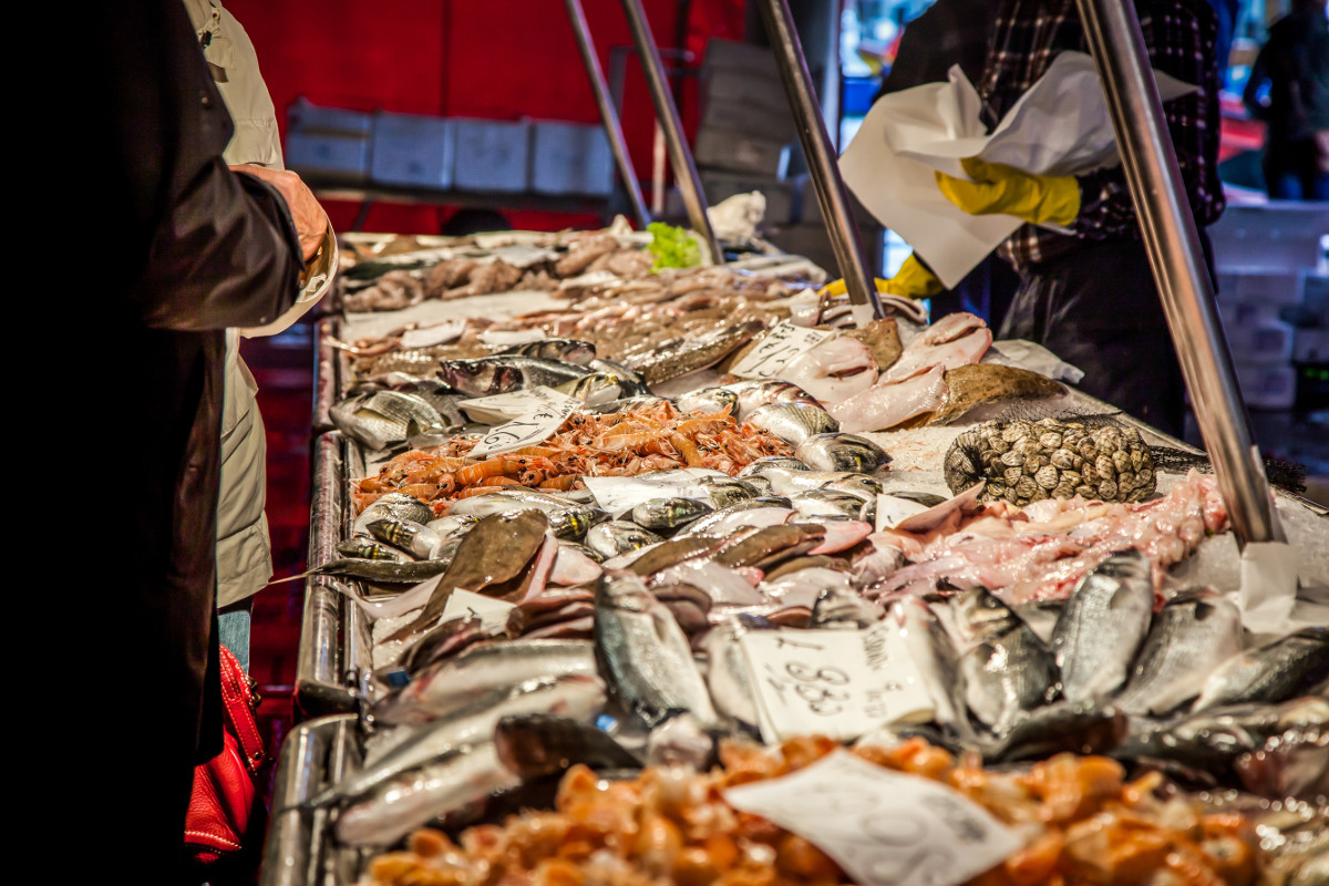 Be sure to stop by Rialto Market in Venice.