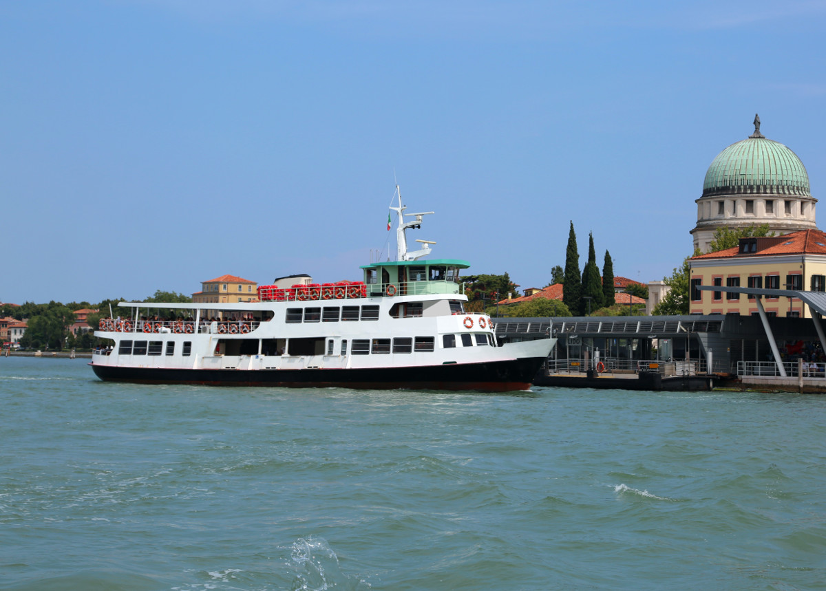 Ride the waterbus in Venice.