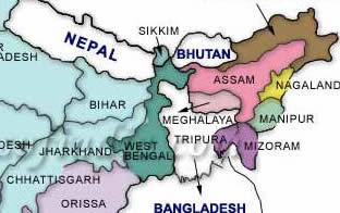 Assam map