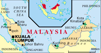 Malaysia map