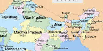 Bihar map