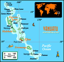 Vanuatu Map