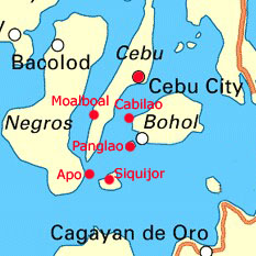 Visayas map