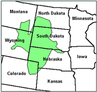 Lakota Dakota map