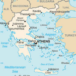 Greece map