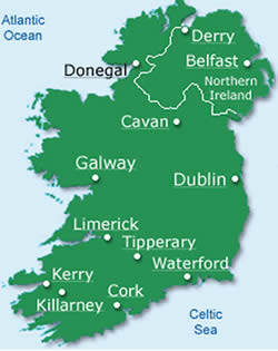 Ireland map