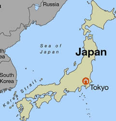 Japan map