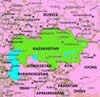 Kazakhstan map