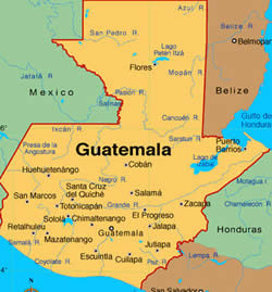 Guatemala map