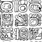 Mayan hieroglyphics