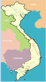 Vietnam map