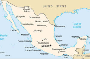 Mexico map