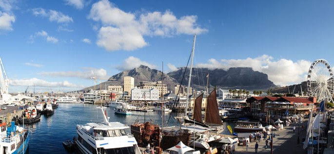 LAfrikaans language, V&A Waterfront in Cape Town