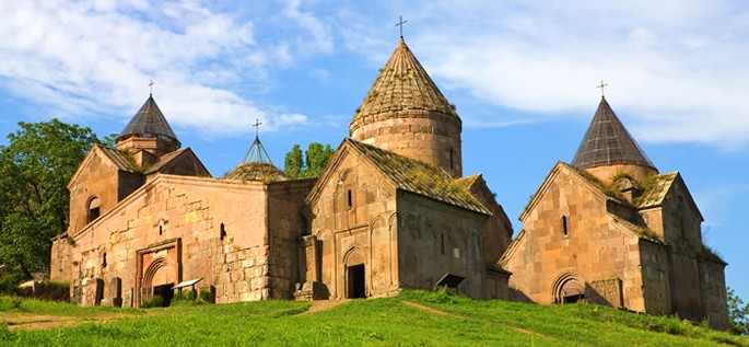 Learn about the Armenian language, Goshavank Monastery