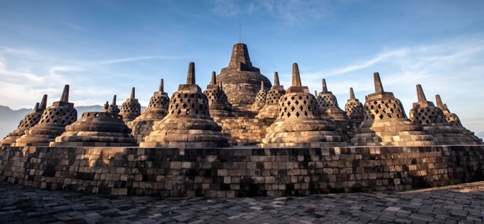 Austronesian language family, Borobudur Temple