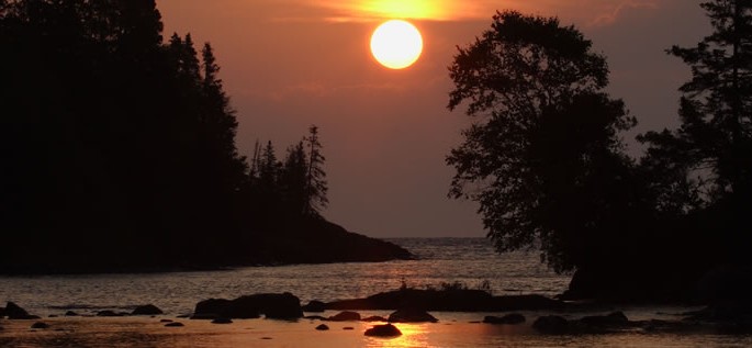 Ojibwa language, sunset