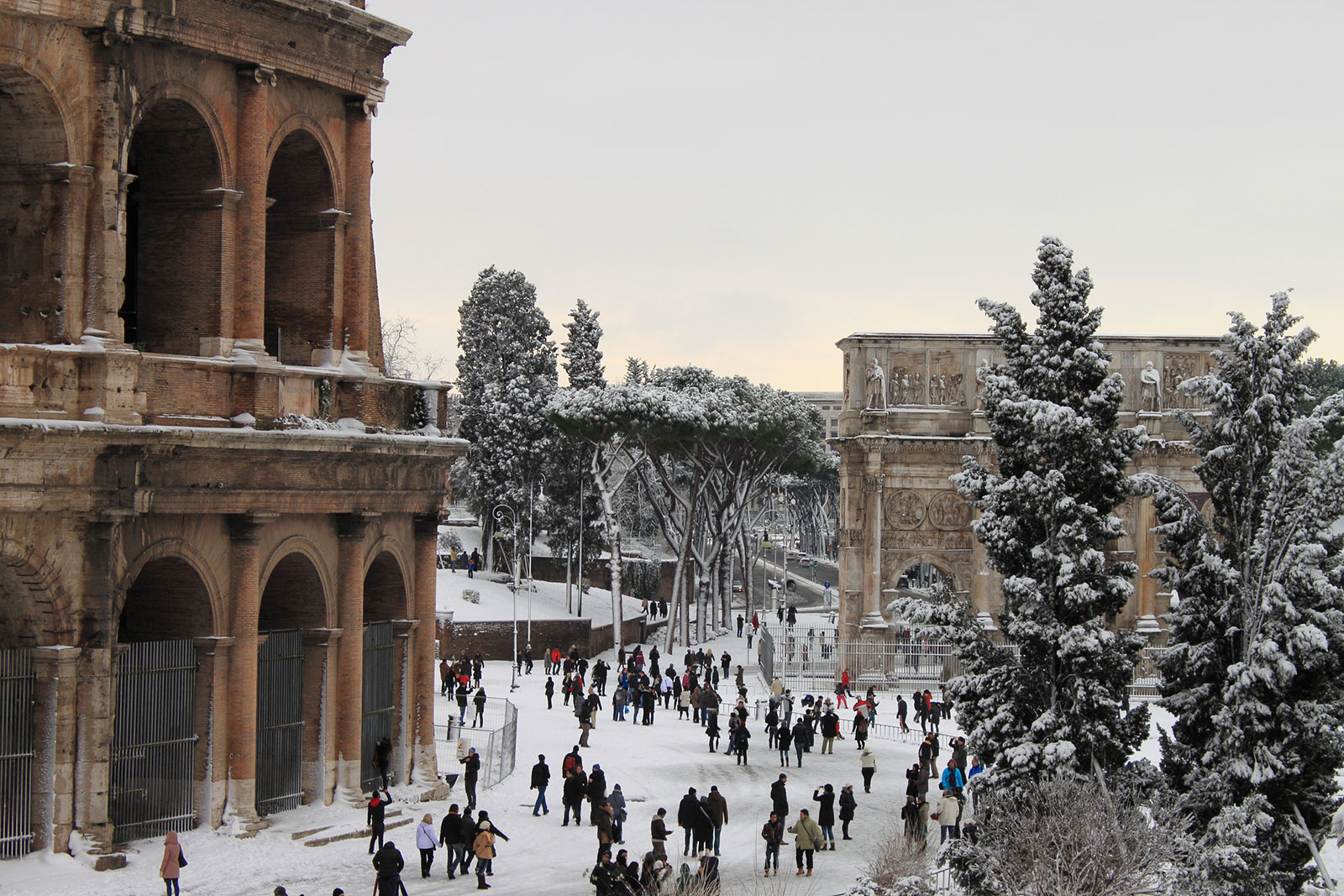 Visit Rome in winter