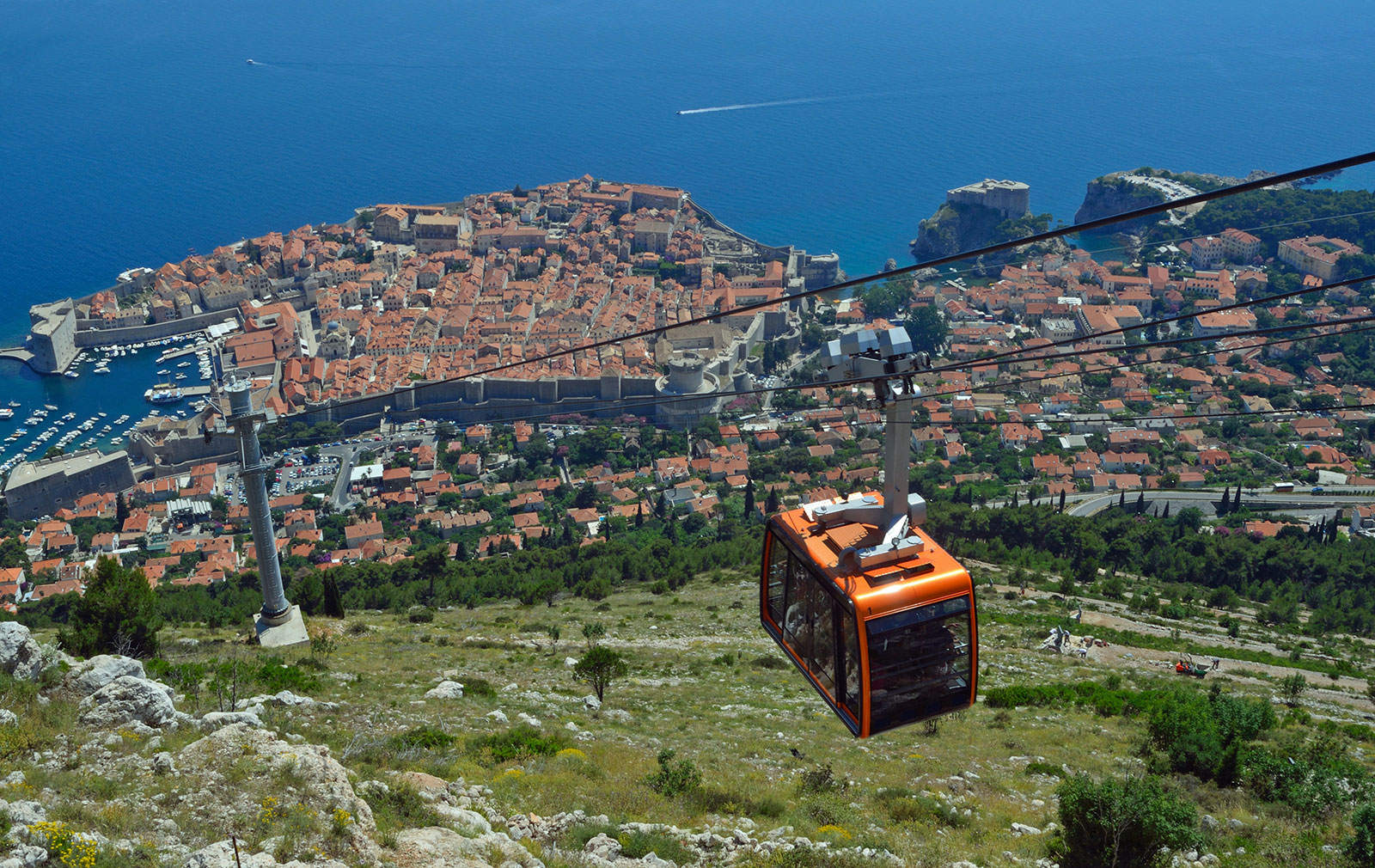 Funicular in Dubrovnik