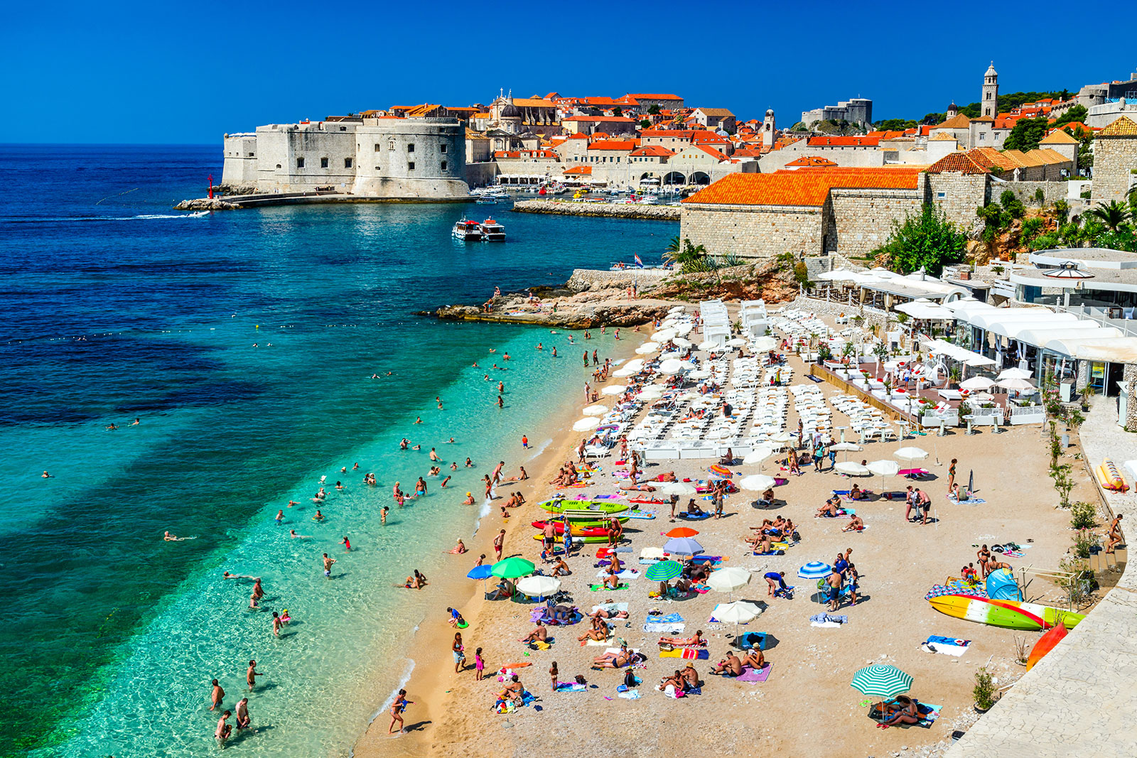 The Beach in Dubrovnik