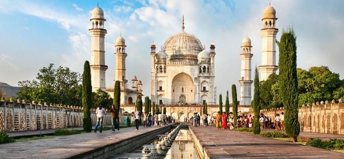 Bibi Ka Maqbara in Aurangabad, Maharashtra, India