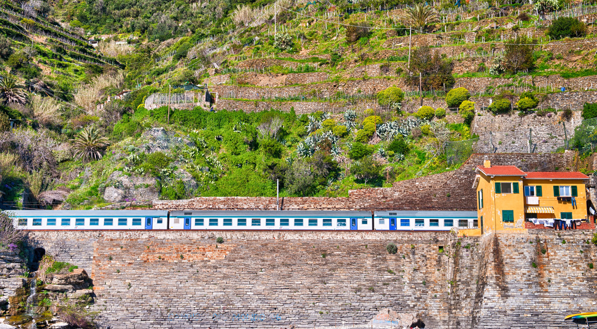 Buying train tickets in Italy.